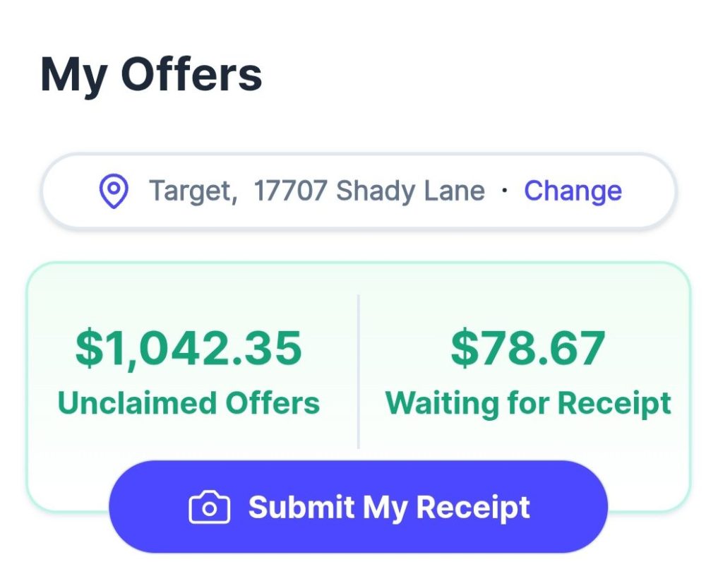 Rebates and Savings available in Aisle App
